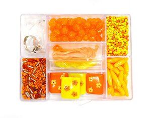 9010 Jewelry Making DIY Beads Set, Orange